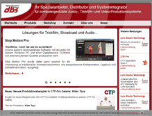 Tablet Screenshot of dbsys.de
